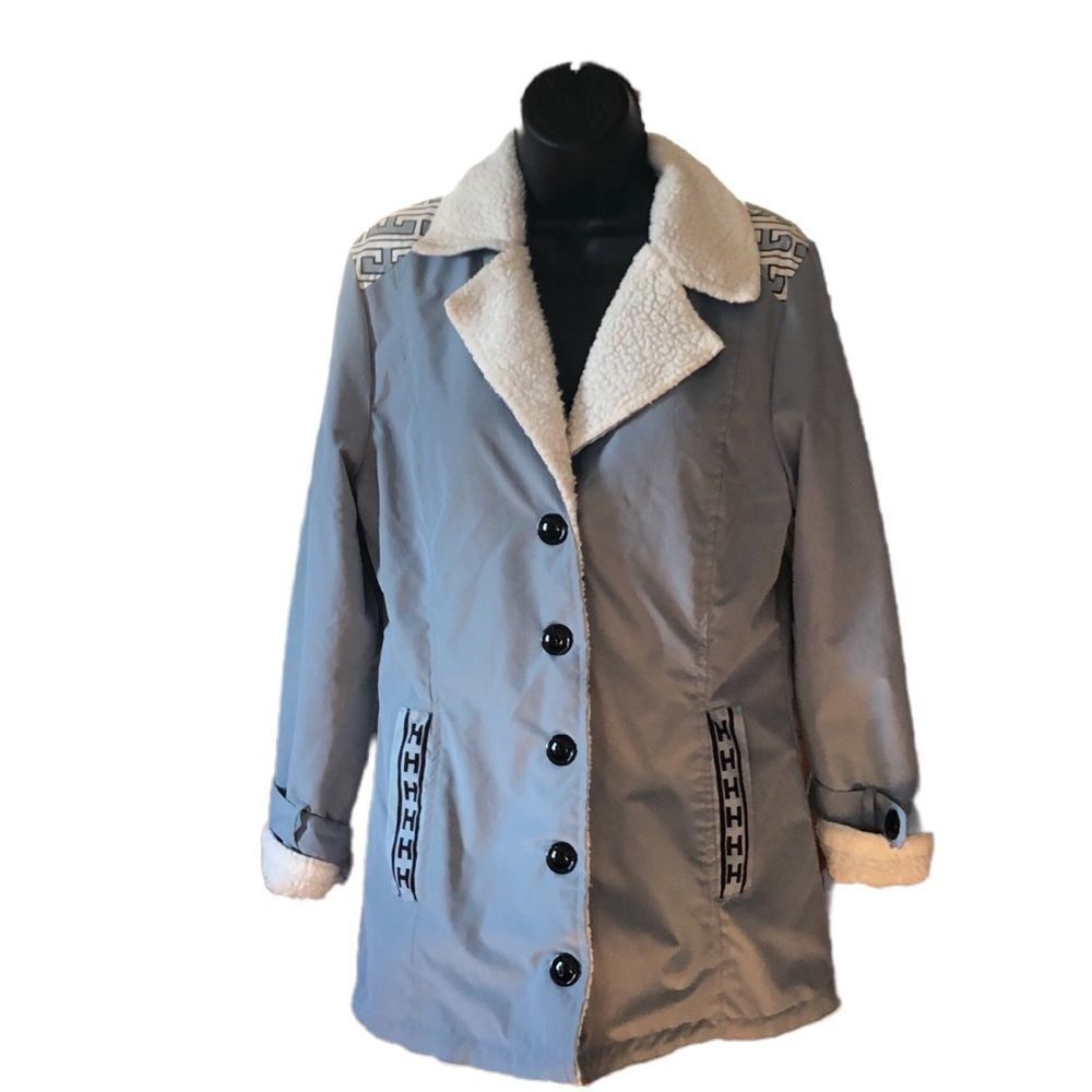 *83 Misslook Faux Fur Lined Coat